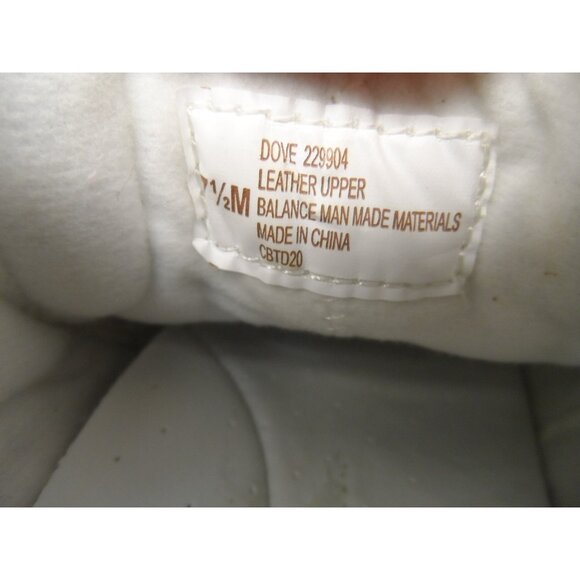 Nurse Mates Women's Slip-On Dove Slip-Resistant Leather White Size 7.5M - Picture 8 of 8